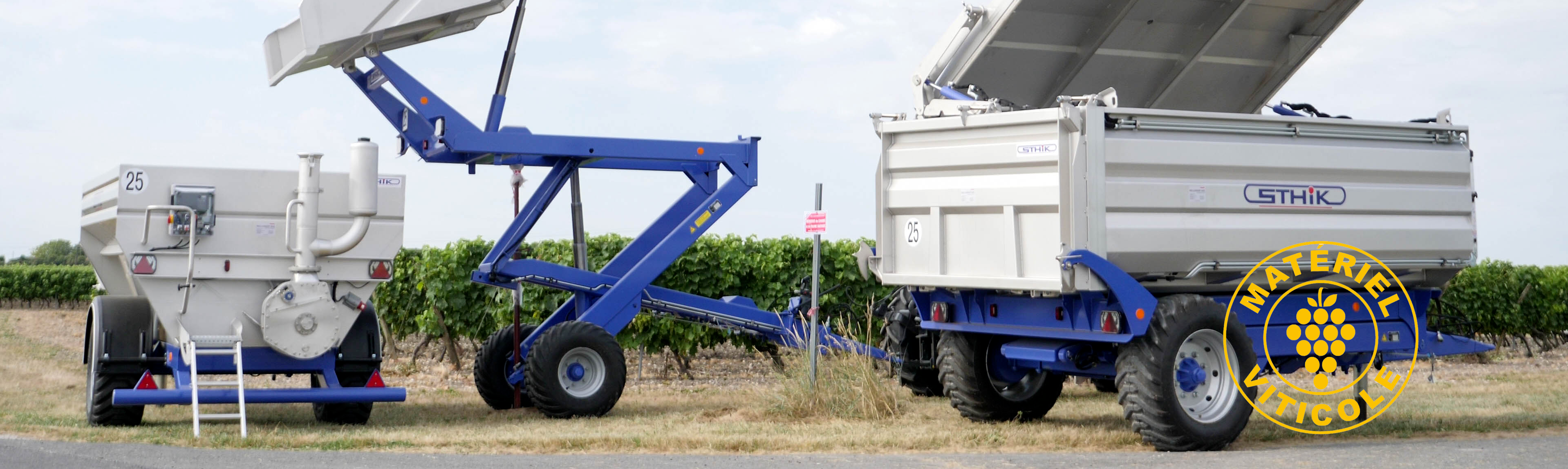 Viticulture : Des bennes STHIK disponibles immédiatement