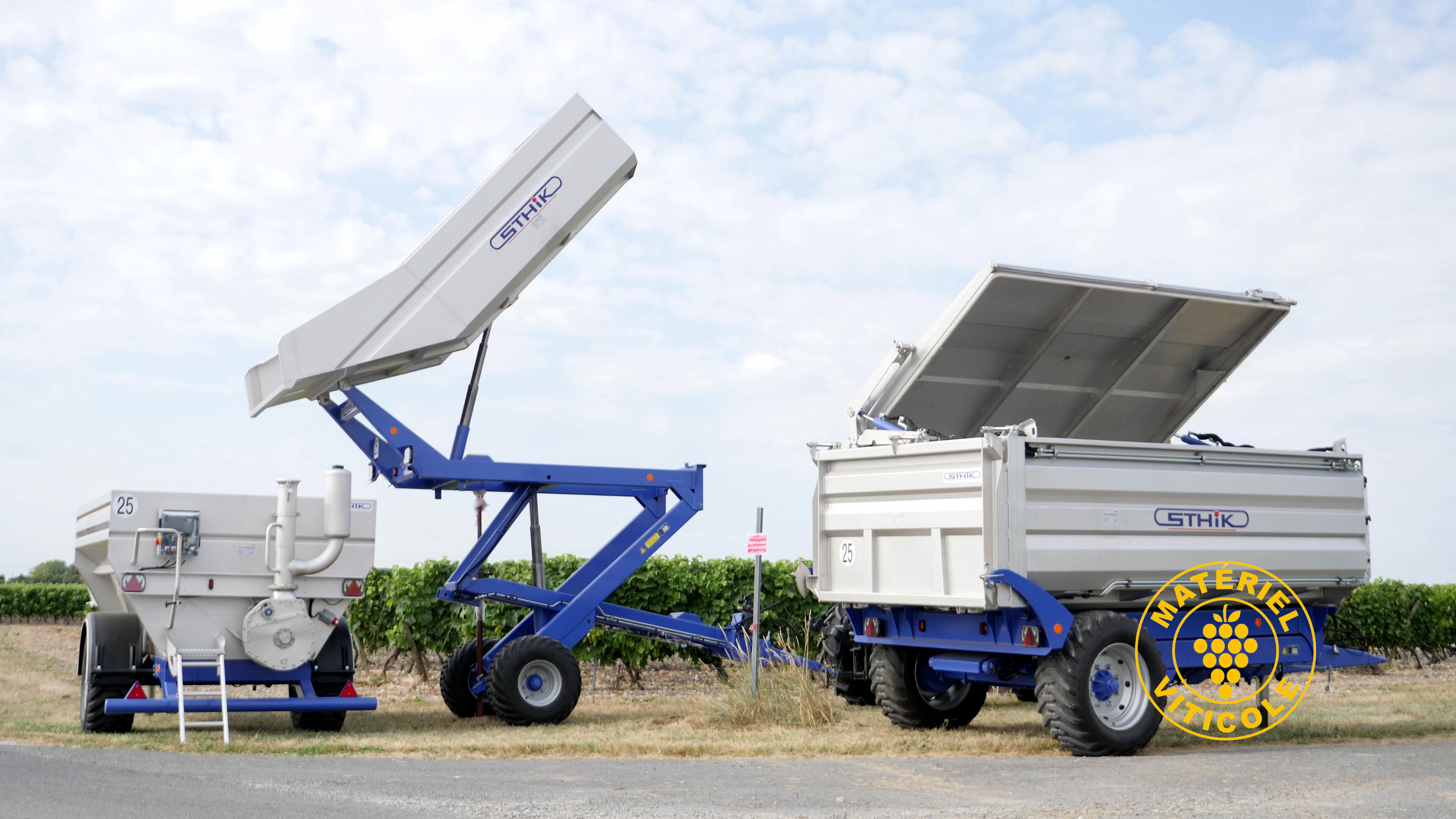 Viticulture : Des bennes STHIK disponibles immédiatement